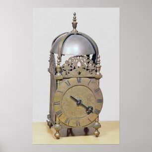 Laternenuhr Poster