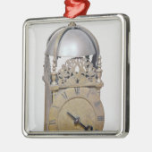 Laternenuhr Silbernes Ornament (Links)