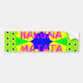 Latest Hakuna Matata Beautiful Amazing Design Colo Autoaufkleber (Vorne)