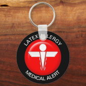Latex Allerg Schlüsselanhänger (Vorderseite)