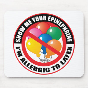 Latex-Allergie Mousepad