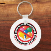 Latex Allergy Schlüsselanhänger (Vorderseite)