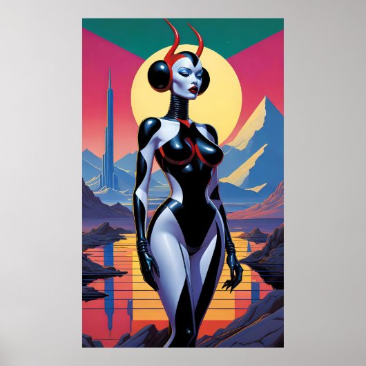 Latex Devil Girls aus Mars Poster (Vorne)