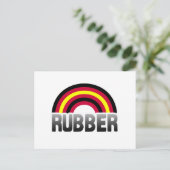 Latex Pride Postkarte (Stehend Vorderseite)