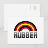 Latex Pride Postkarte (Vorne/Hinten)