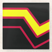 Latex-Stolz Glasuntersetzer (Vorderseite)