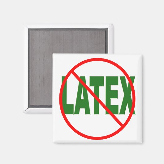 Latexgrün, NO Magnet (Vorderseite/Rückseite)