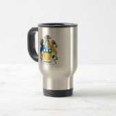 Latham Familienwappen Reisebecher (Vorderseite Links)