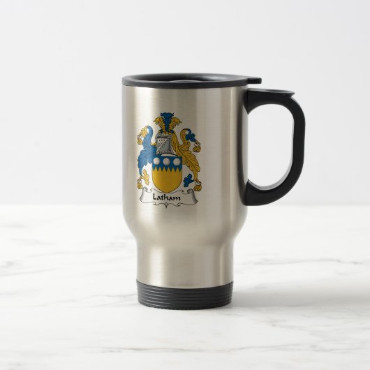 Latham Familienwappen Reisebecher (Rechts)