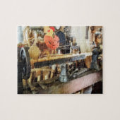 Lathe in Wood Shop Puzzle (Horizontal)