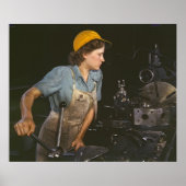 Lathe Operator 1942 Poster (Vorne)