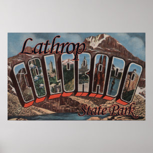 Lathrop Staat Park, Colorado Poster