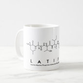Latifah Peptidname Tasse (Vorderseite Links)