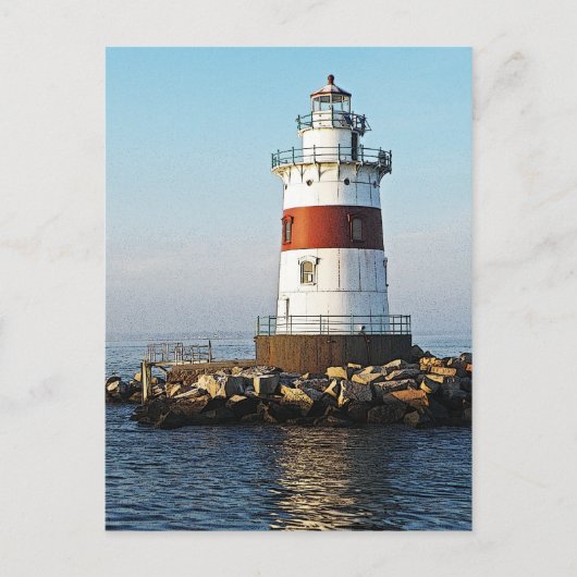 Latimer Reef Light Postkarte (Vorderseite)