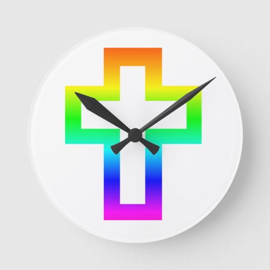 Latin (Christian) Runde Wanduhr (Vorderseite)