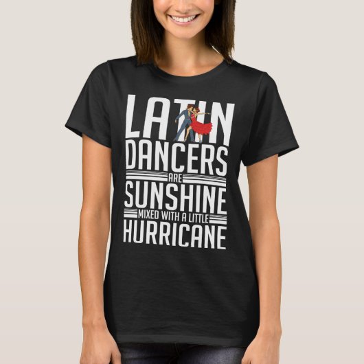 Latin Dance Music Shoes Lessons Beginner Workout D T-Shirt (Vorderseite)
