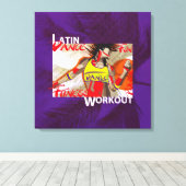 LATIN DANCE WORKOUT - Leinwand (Insitu (Holzboden))