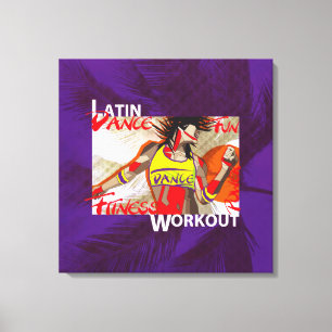 LATIN DANCE WORKOUT - Leinwand