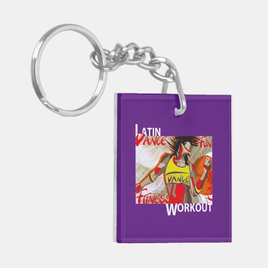 LATIN DANCE WORKOUT - Schlüsselanhänger (Vorderseite links)