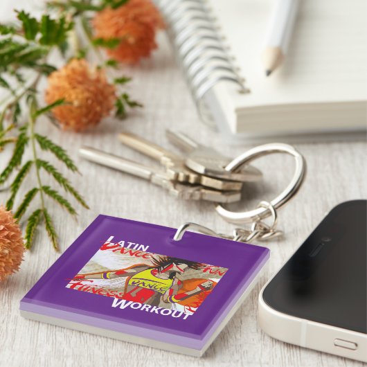 LATIN DANCE WORKOUT - Schlüsselanhänger (Vorderseite rechts)