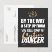 Latin Dancer ist das Ultimate in Appeal. Fun Gift Postkarte (Vorne/Hinten)