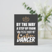 Latin Dancer ist das Ultimate in Appeal. Fun Gift Postkarte (Stehend Vorderseite)