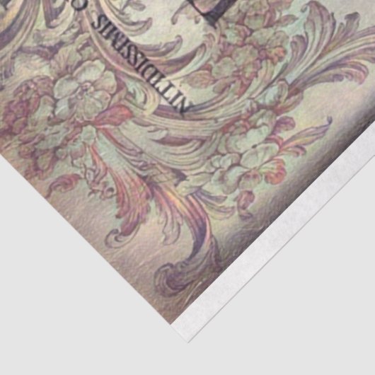 Latin ephemera seidenpapier (Ausschnitt)