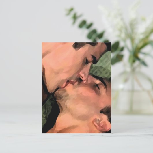 Latin Kiss Postkarte (Stehend Vorderseite)