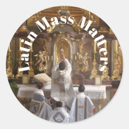 Latin Mass Matters Aufkleber