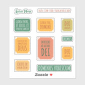 Latin Mass Stickers Traditionelle katholische TLM Aufkleber (Blatt)