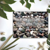 Latin proverb Each day provides its gift poster