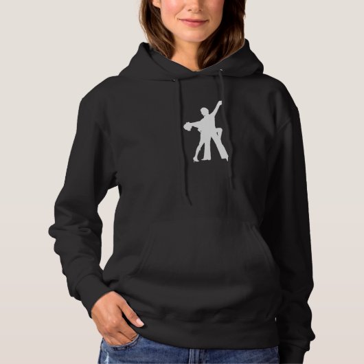 Latin Salsa Dancing Couple Hoodie (Vorderseite)