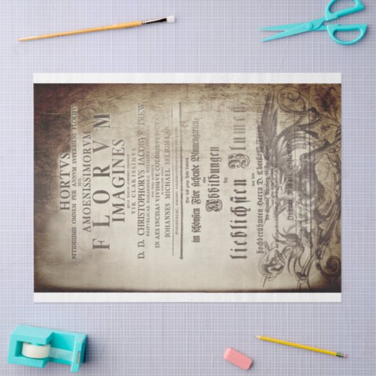 Latin scrollwork seidenpapier (Basteln)