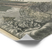 Latin Solar System Map King George Poster (Ecke)