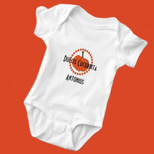 Latin Sweet Pumpkin Halloween Baby Strampler
