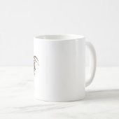 LATIN TANZENDE HÜHNER-TASSE KAFFEETASSE (VorderseiteRechts)