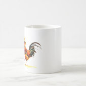 LATIN TANZENDE HÜHNER-TASSE KAFFEETASSE (Mittel)