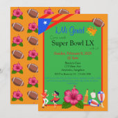 Latin-themed Football Party Einladung (Vorne/Hinten)