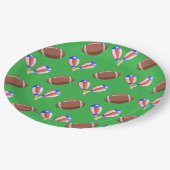 Latin-themed Super Bowl Pappteller (Schrägansicht)