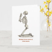 Latin Truth Grußkarte Karte (Gelbe Blume)