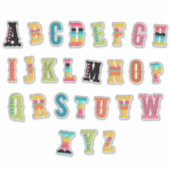 LATIN VIBES - A-Z - AUFKLEBER (Vorderseite)