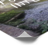 Latin Zitat Seneca Intelligence Poster (Ecke)