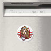 Latina Beso Kuss Magnet (In Situ (Geschirrspüler))