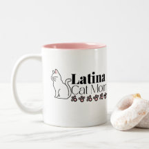 Latina Cat Mama mit Kitty Paws