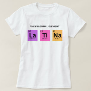 Latina Geschenk T-Shirt, Chicana Shirts, Latina Po T-Shirt