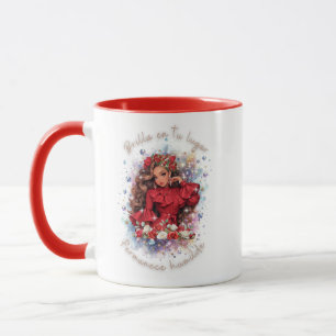 Latina Girl Brilla en tu Lugar Permanece Humilde Tasse