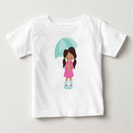 Latina Girl, Mädchen in Regenmantel, Mädchen mit S Baby T-shirt