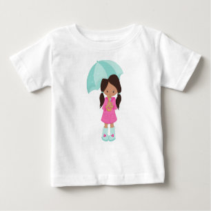 Latina Girl, Mädchen in Regenmantel, Mädchen mit S Baby T-shirt