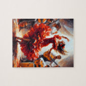 Latina Latin Flamenco Spanisch Mexikanisch Puzzle (Horizontal)