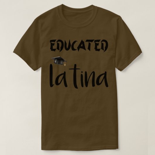 Latina Phd latinaGraduation LatinaGraduat T-Shirt (Design vorne)